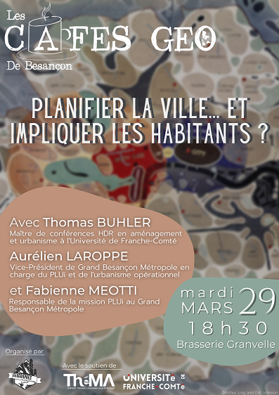 Affiche CAFE GEO Planification urbaine 2904 2